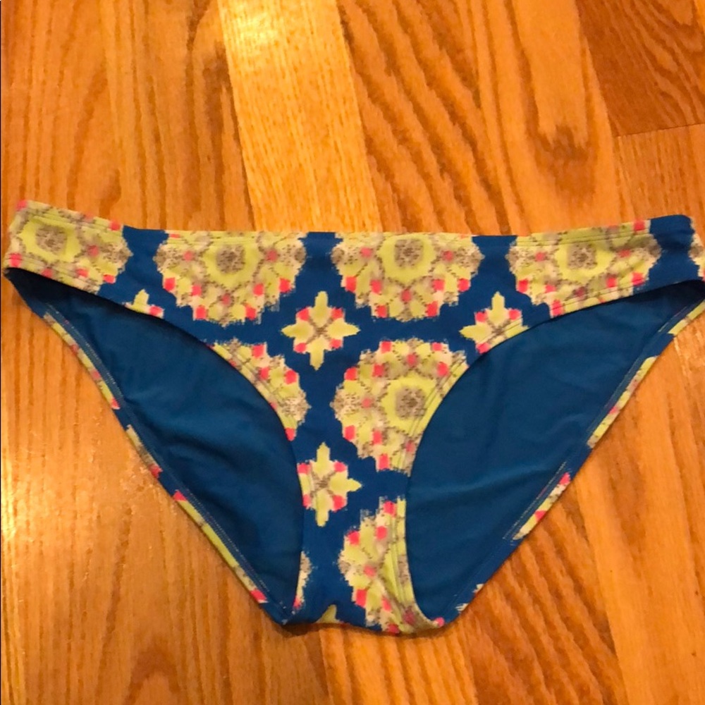 Blue multi neon bikini bottoms from Aerie